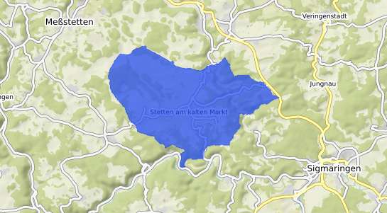 Bodenrichtwertkarte Stetten am kalten Markt